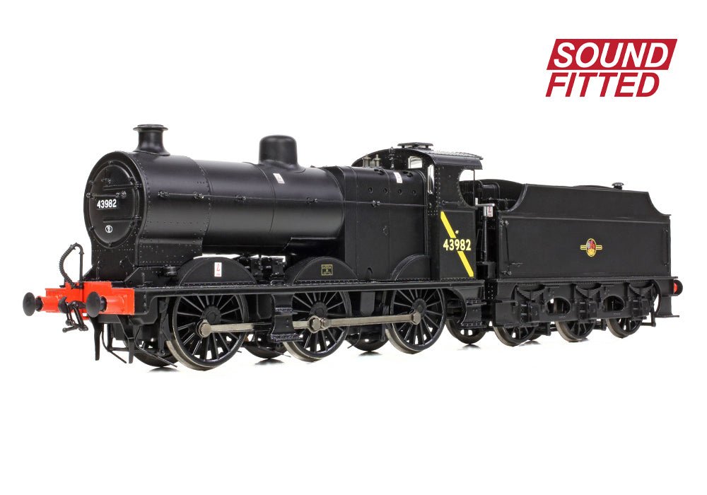 PRE - ORDER: Branchline MR 3835 (4F) with Fowler Tender 43982 BR Black (Late Crest) SOUND FITTED - OO Gauge - Phillips Hobbies