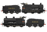 PRE - ORDER: Branchline MR 3835 (4F) with Johnson - Deeley Tender 3850 LMS Black (MR Numerals) - OO Gauge - Phillips Hobbies