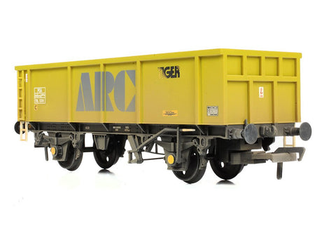 PRE - ORDER: Branchline POA Mineral Wagon 'ARC/Tiger' Yellow WEATHERED - OO Gauge - Phillips Hobbies