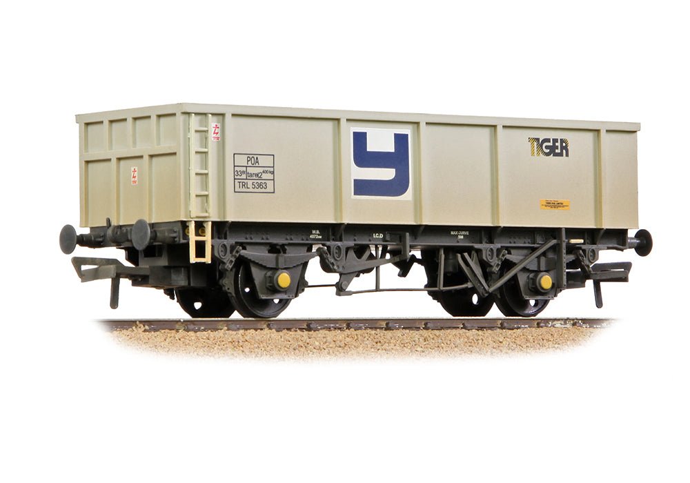 PRE - ORDER: Branchline POA Mineral Wagon 'Yeoman/Tiger' Grey WEATHERED - OO Gauge - Phillips Hobbies
