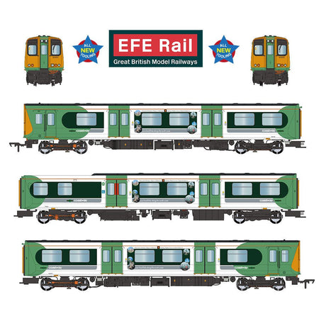 PRE - ORDER: EFE Rail Class 313 3 - Car EMU 313211 Southern (Coastway) - OO Gauge - Phillips Hobbies