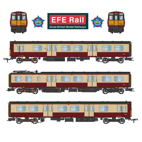 PRE - ORDER: EFE Rail Class 314 3 - Car EMU 314201 Strathclyde PTA Carmine & Cream - OO Gauge - Phillips Hobbies