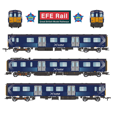 PRE - ORDER: EFE Rail Class 314 3 - Car EMU 314212 ScotRail Saltire - OO Gauge - Phillips Hobbies