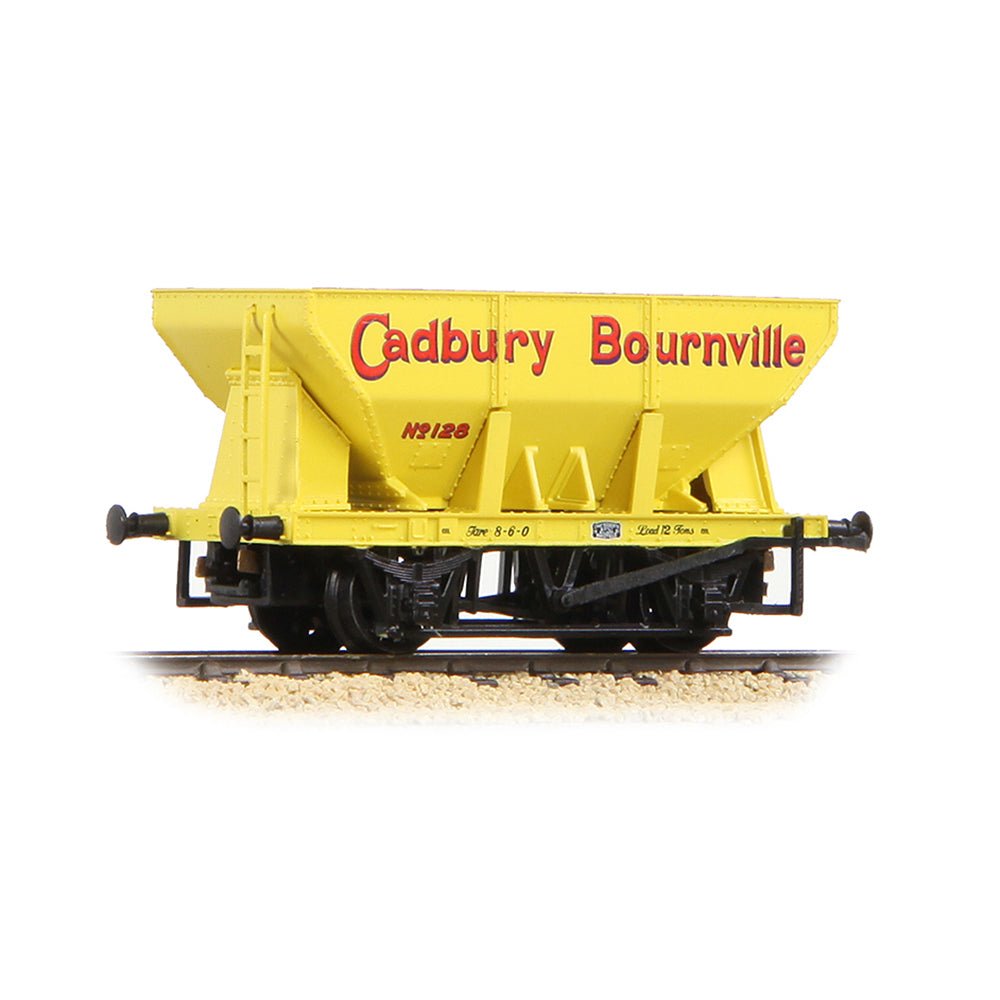PRE - ORDER: Graham Farish 24T Ore Hopper 'Cadbury Bournville' Yellow - N Gauge - Phillips Hobbies