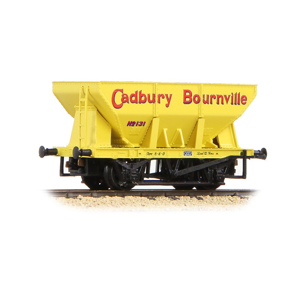 PRE - ORDER: Graham Farish 24T Ore Hopper 'Cadbury Bournville' Yellow - N Gauge - Phillips Hobbies
