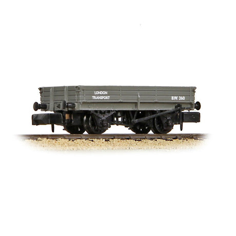 PRE - ORDER: Graham Farish 3 Plank Wagon 'London Transport' Grey - N Gauge - Phillips Hobbies