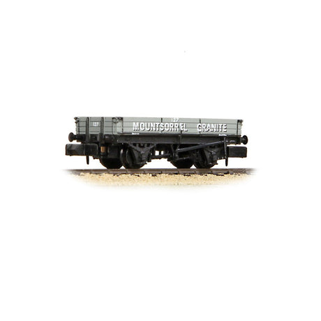 PRE - ORDER: Graham Farish 3 Plank Wagon 'Mountsorrel Granite' Grey - N Gauge - Phillips Hobbies