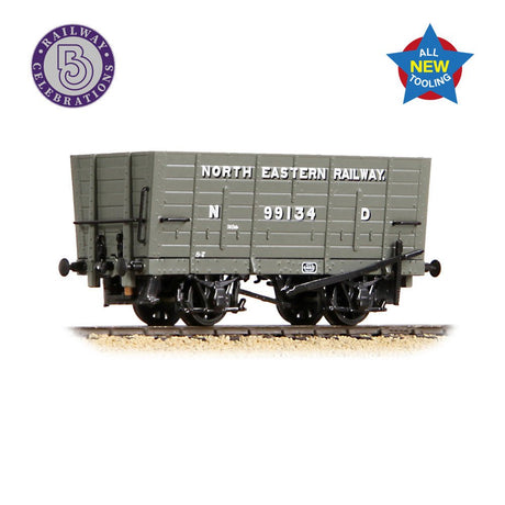 PRE - ORDER: Graham Farish 373 - 375A NER P7 Coal Hopper North Eastern Railway Grey (ND) - N Gauge - Phillips Hobbies