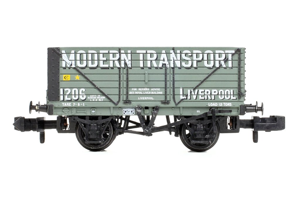 PRE - ORDER: Graham Farish 8 Plank Wagon End Door 'Modern Transport Liverpool' Grey - N Gauge - Phillips Hobbies