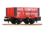 PRE - ORDER: Graham Farish 8 Plank Wagon Fixed Ends 'Gas Company Penistone' Red - N Gauge - Phillips Hobbies