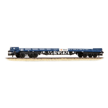 PRE - ORDER: Graham Farish BR FVV Carflat Wagon BR Blue 'Motorail' - N Gauge - Phillips Hobbies