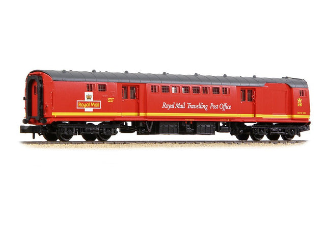 PRE - ORDER: Graham Farish BR Mk1 POS Post Office Sorting Van Royal Mail Travelling Post Office Red - N Gauge - Phillips Hobbies
