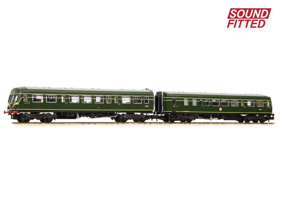 PRE - ORDER: Graham Farish Class 101 2 - Car 'Power Twin' DMU BR Green (Speed Whiskers) SOUND FITTED - N Gauge - Phillips Hobbies