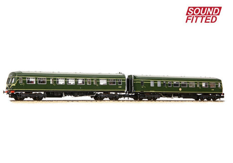 PRE - ORDER: Graham Farish Class 101 2 - Car 'Power Twin' DMU BR Green (Speed Whiskers) SOUND FITTED - N Gauge - Phillips Hobbies