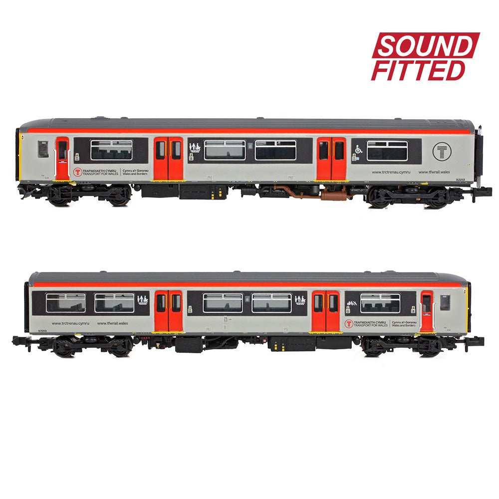 PRE - ORDER: Graham Farish Class 150/2 2 - Car DMU 150213 Transport for Wales SOUND FITTED - N Gauge - Phillips Hobbies