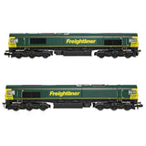 PRE - ORDER: Graham Farish Class 66/5 66515 Freightliner Green - N Gauge - Phillips Hobbies