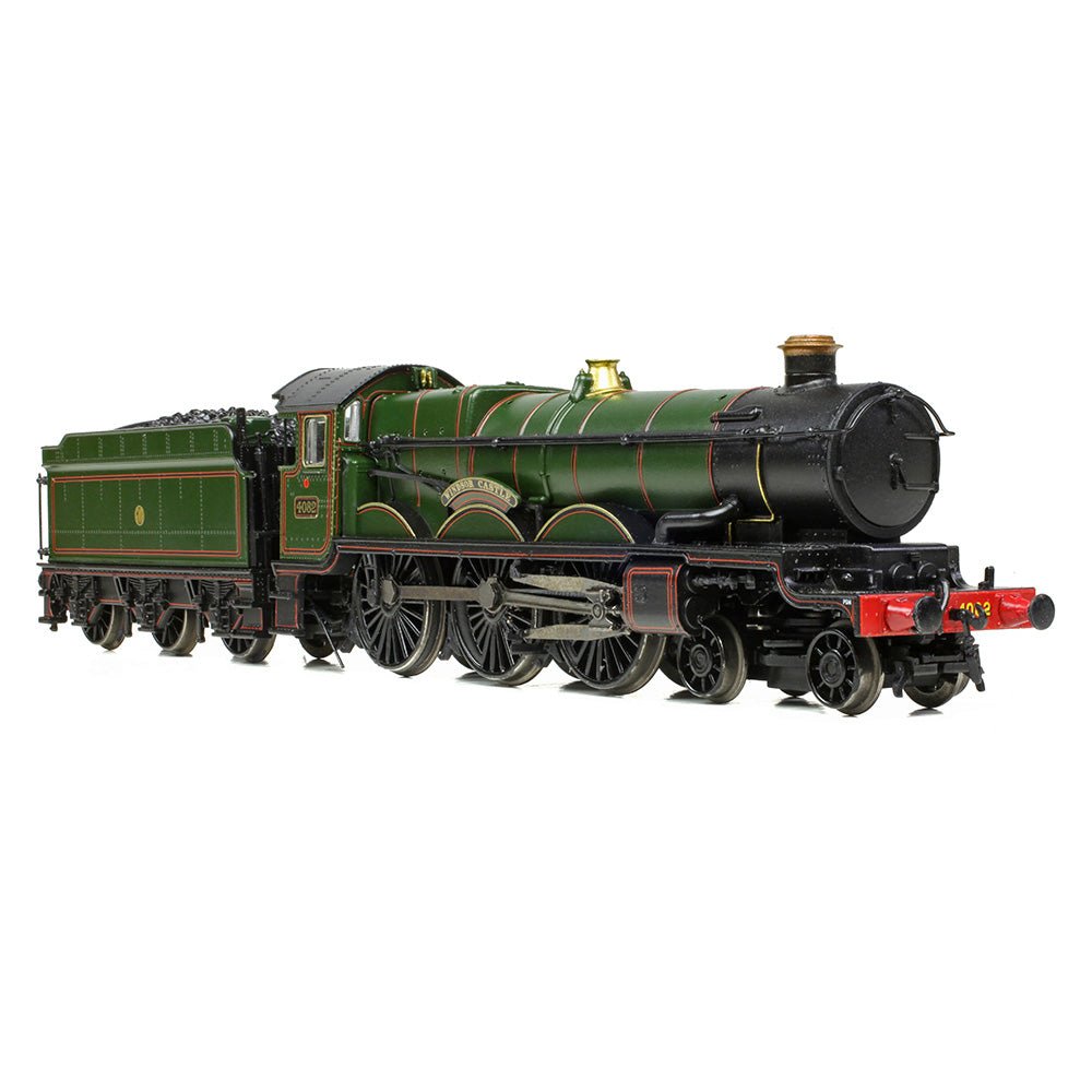 PRE - ORDER: Graham Farish GWR 4073 'Castle' 4082 'Windsor Castle' GWR Lined Green (Shirtbutton) - N Gauge - Phillips Hobbies