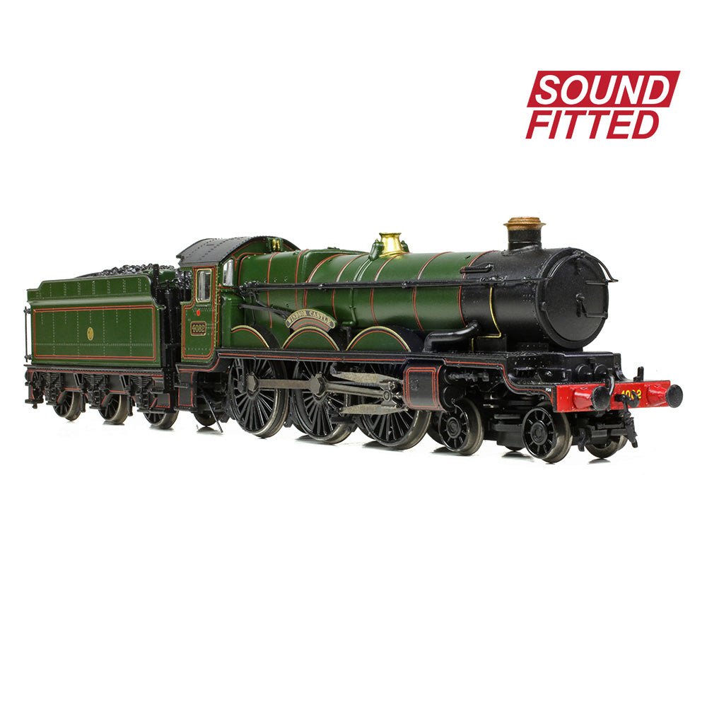 PRE - ORDER: Graham Farish GWR 4073 'Castle' 4082 'Windsor Castle' GWR Lined Green (Shirtbutton) SOUND FITTED - N Gauge - Phillips Hobbies