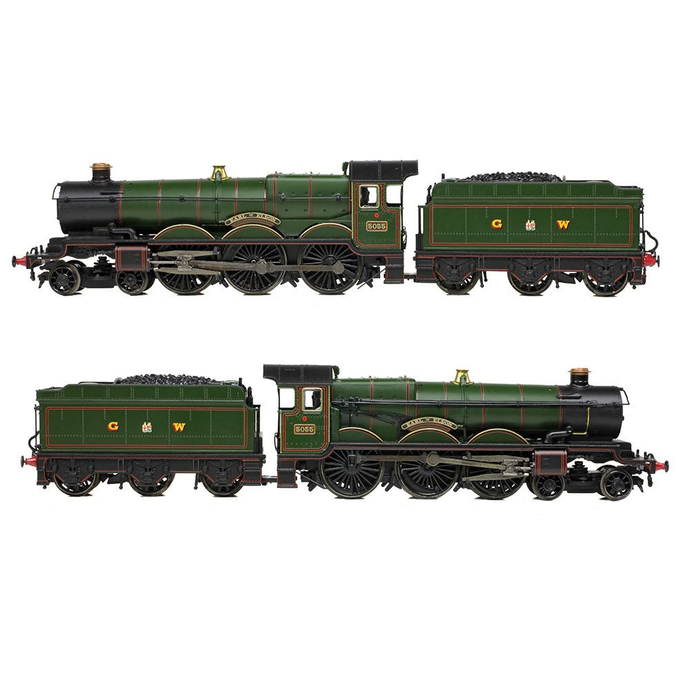 PRE - ORDER: Graham Farish GWR 4073 'Castle' 5055 'Earl of Eldon' GWR Lined Green (GW Crest) - N Gauge - Phillips Hobbies