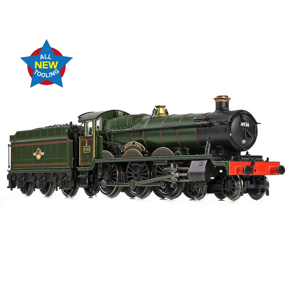 PRE - ORDER: Graham Farish GWR 49XX 'Hall' 4936 'Kinlet Hall' BR Lined Green (Late Crest) - N Gauge - Phillips Hobbies