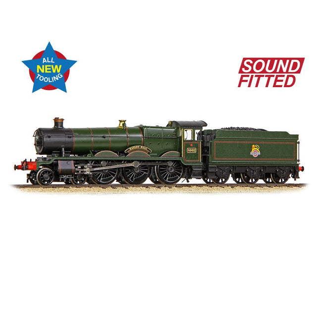 PRE - ORDER: Graham Farish GWR 49XX 'Hall' 4962 'Ragley Hall' BR Lined Green (Early Emblem) SOUND FITTED - N Gauge - Phillips Hobbies