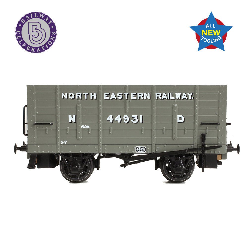 PRE - ORDER: Graham Farish NER P7 Coal Hopper North Eastern Railway Grey (ND) - N Gauge - Phillips Hobbies