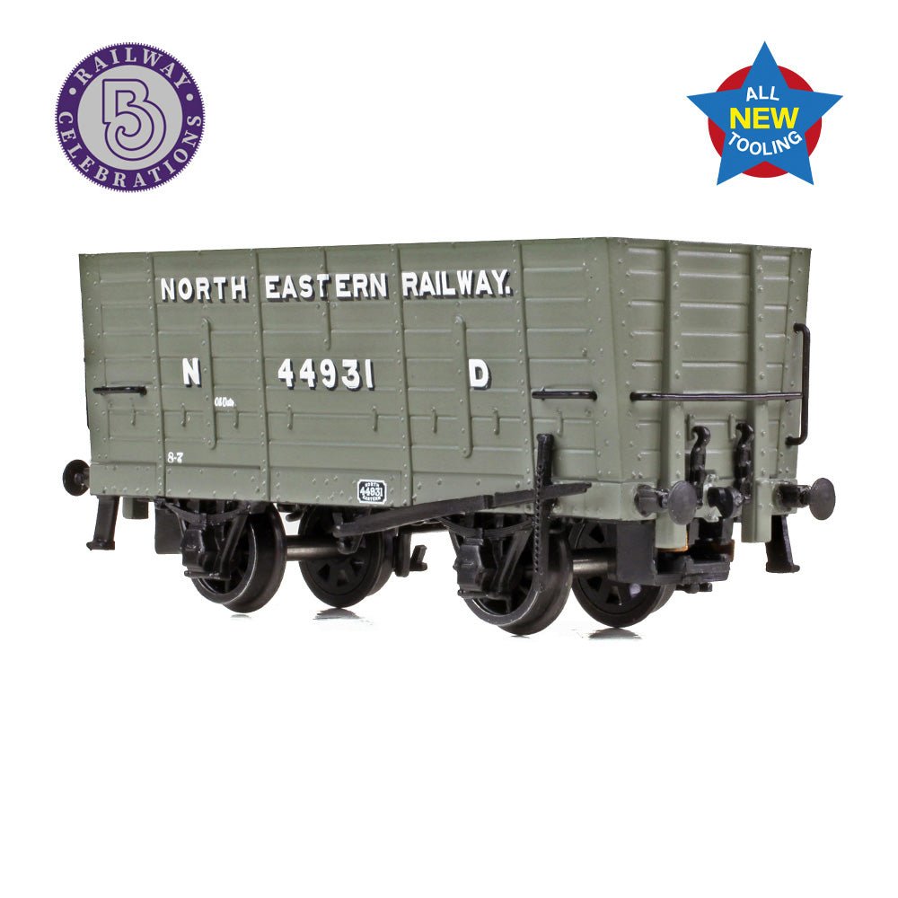 PRE - ORDER: Graham Farish NER P7 Coal Hopper North Eastern Railway Grey (ND) - N Gauge - Phillips Hobbies