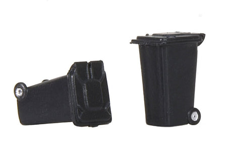 PRE - ORDER: Scenecraft Domestic Wheelie Bins (x10) - 1:76 Gauge - Phillips Hobbies