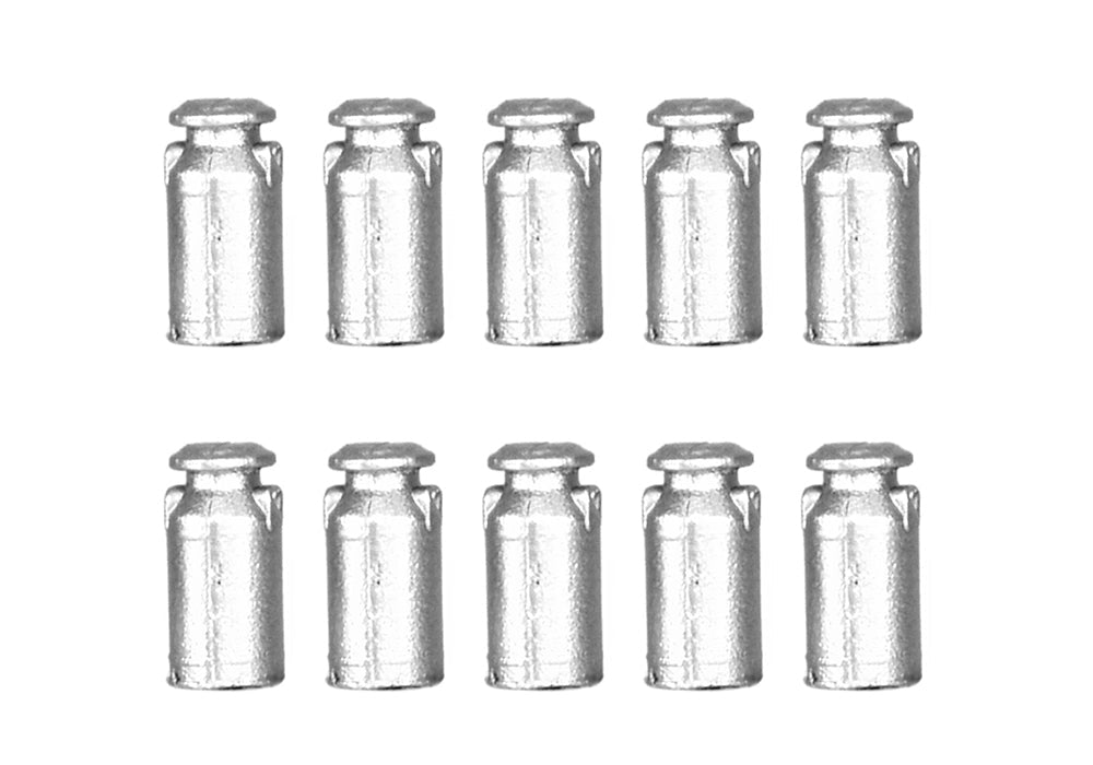 PRE - ORDER: Scenecraft Milk Churns (x10) - 1:76 Gauge - Phillips Hobbies