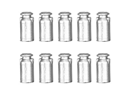 PRE - ORDER: Scenecraft Milk Churns (x10) - 1:76 Gauge - Phillips Hobbies