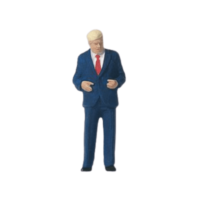 Preiser 28247 Donald Trump Figure - HO / OO Gauge - Phillips Hobbies