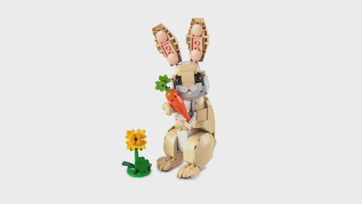 LEGO® Creator 3in1 Cute Bunny Toy Animal Playset 31162