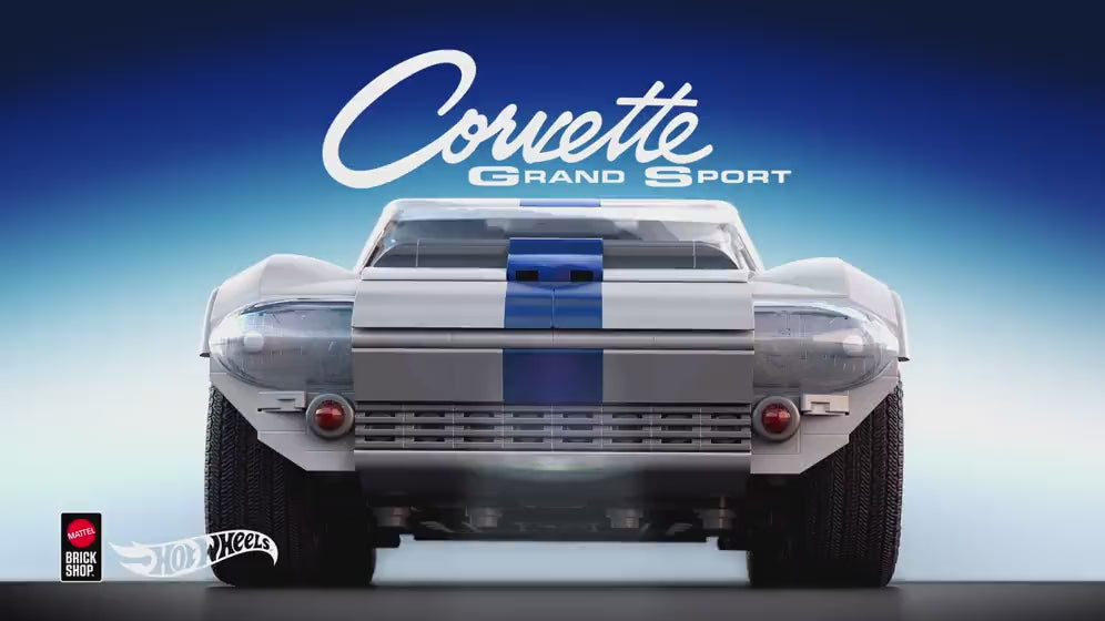 Mattel Brick Shop Hot Wheels Corvette Grand Sport