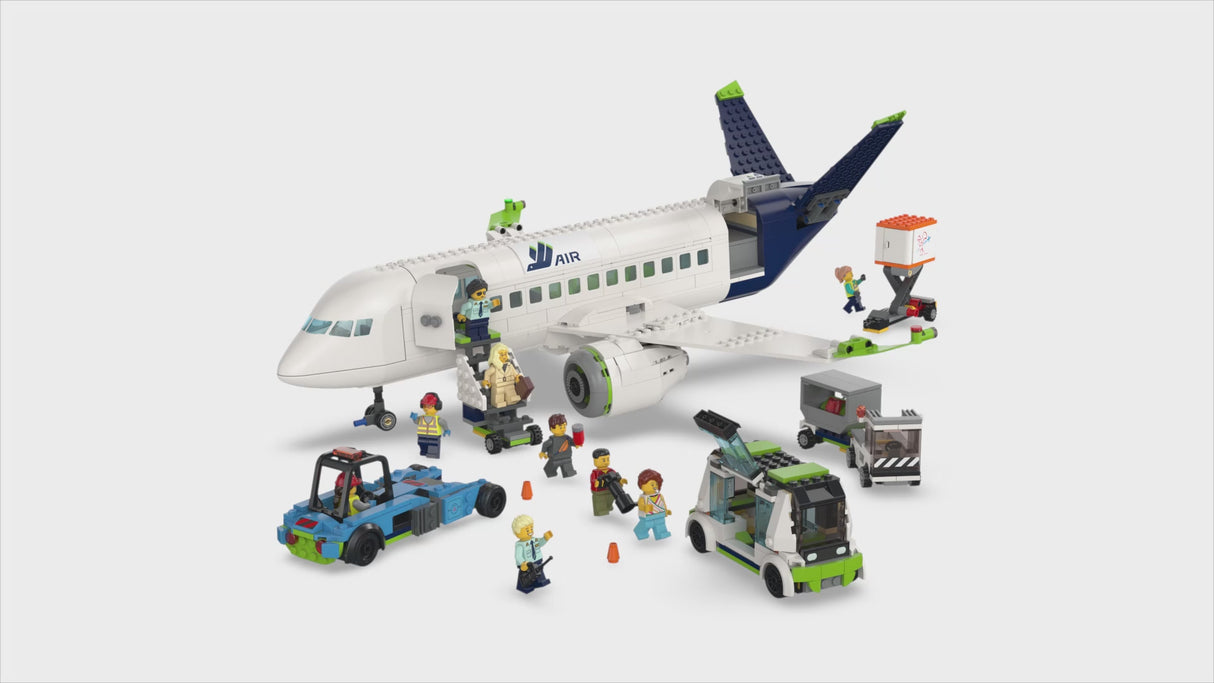 LEGO® City Passenger Aeroplane 60367 Building Toy Set (930 Pieces)