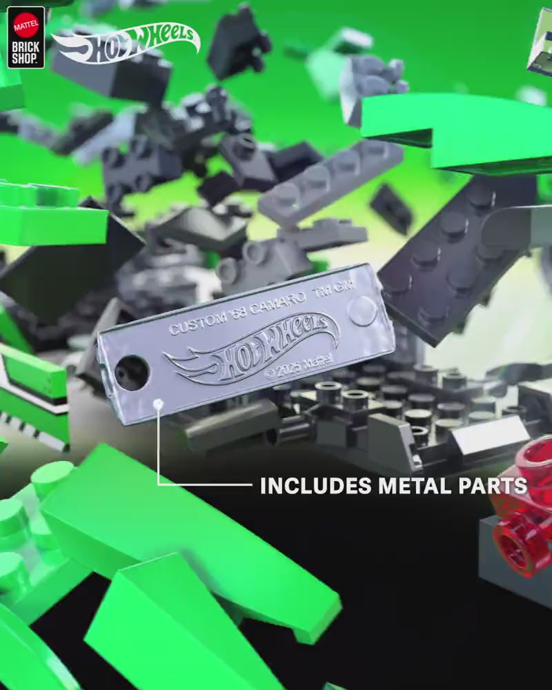 Mattel Brick Shop Hot Wheels Custom '68 Camaro