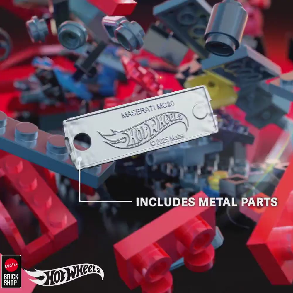 Mattel Brick Shop Hot Wheels Maserati MC20