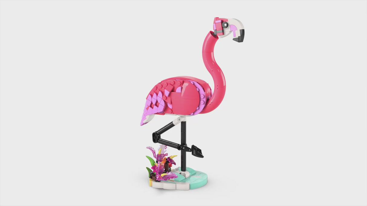 LEGO® Creator 3in1 Wild Animals: Pink Flamingo Animal Toy Playset 31170