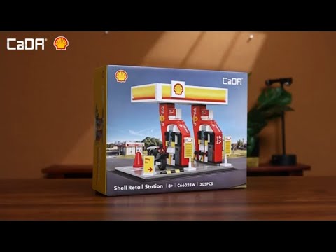 CaDA Bricks Shell Retail Station 305pcs Construction Toy Set