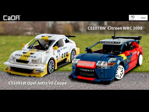 CaDA Opel Astra V8 Coupe Rally Car Battery Powered Remote Controlled 330 pcs