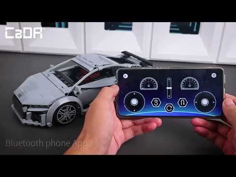 CaDA Brick Audi R8 Coupé 536pcs Construction Toy Set 1:14 Scale