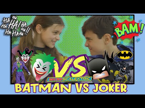 Scalextric G1155M Micro Scalextric Batman vs Joker Race Set