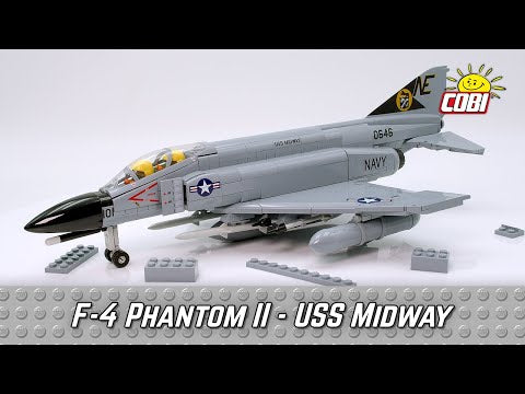 Cobi Bricks F-4 Phantom II - USS Midway 703pcs