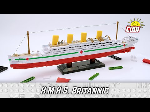 Cobi Bricks 1681 H.M.H.S. Britannic Construction Toy Set 593pcs