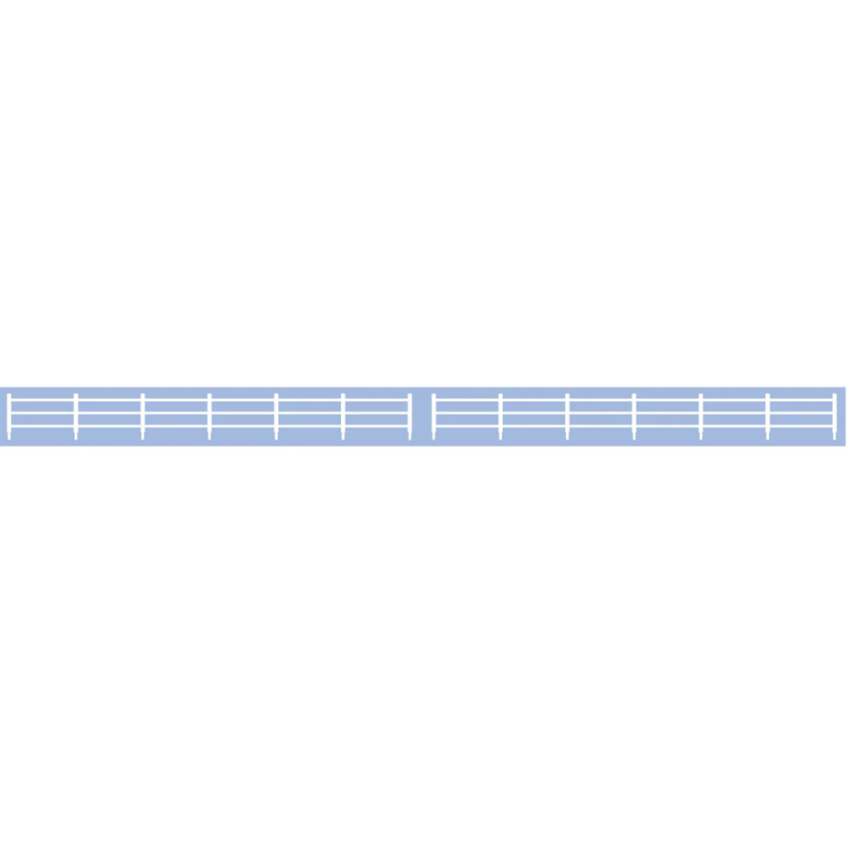 Ratio 216 Lineside Fencing White 840mm - N Gauge Plastic Kit - Phillips Hobbies