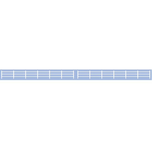 Ratio 216 Lineside Fencing White 840mm - N Gauge Plastic Kit - Phillips Hobbies