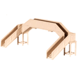 Ratio 222 Concrete Footbridge Plastic Kit - N Gauge - Phillips Hobbies
