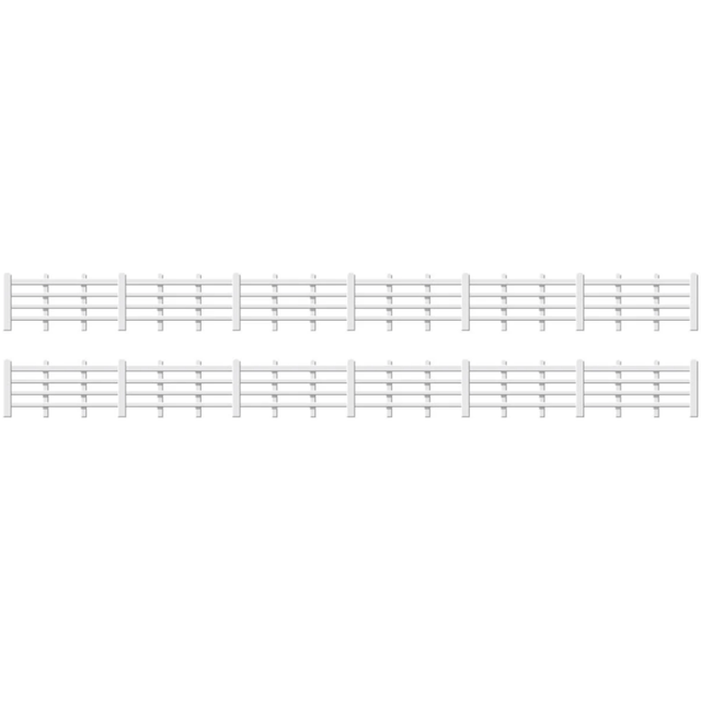 Ratio 424 Lineside Fencing White - OO Gauge - Phillips Hobbies