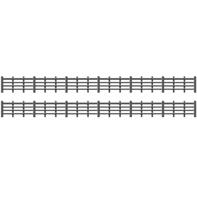 Ratio 425 Lineside Fencing Black - OO Gauge - Phillips Hobbies