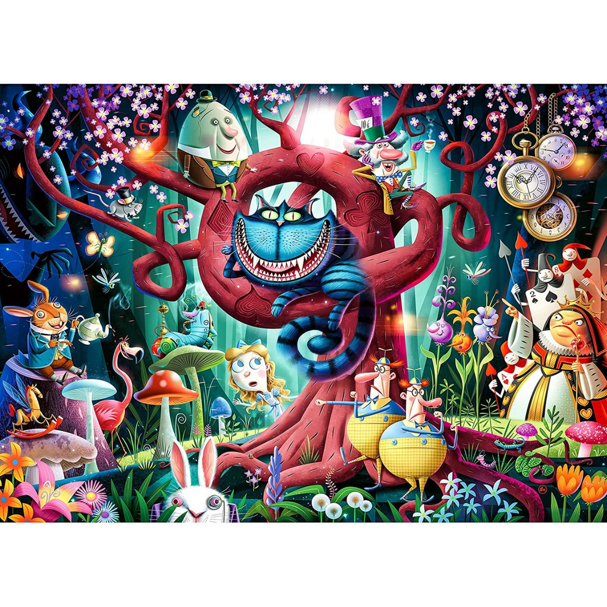 Ravensburger Almost Everyone is Mad (Alice in Wonderland) 1000 Piece Jigsaw Puzzle - Phillips Hobbies