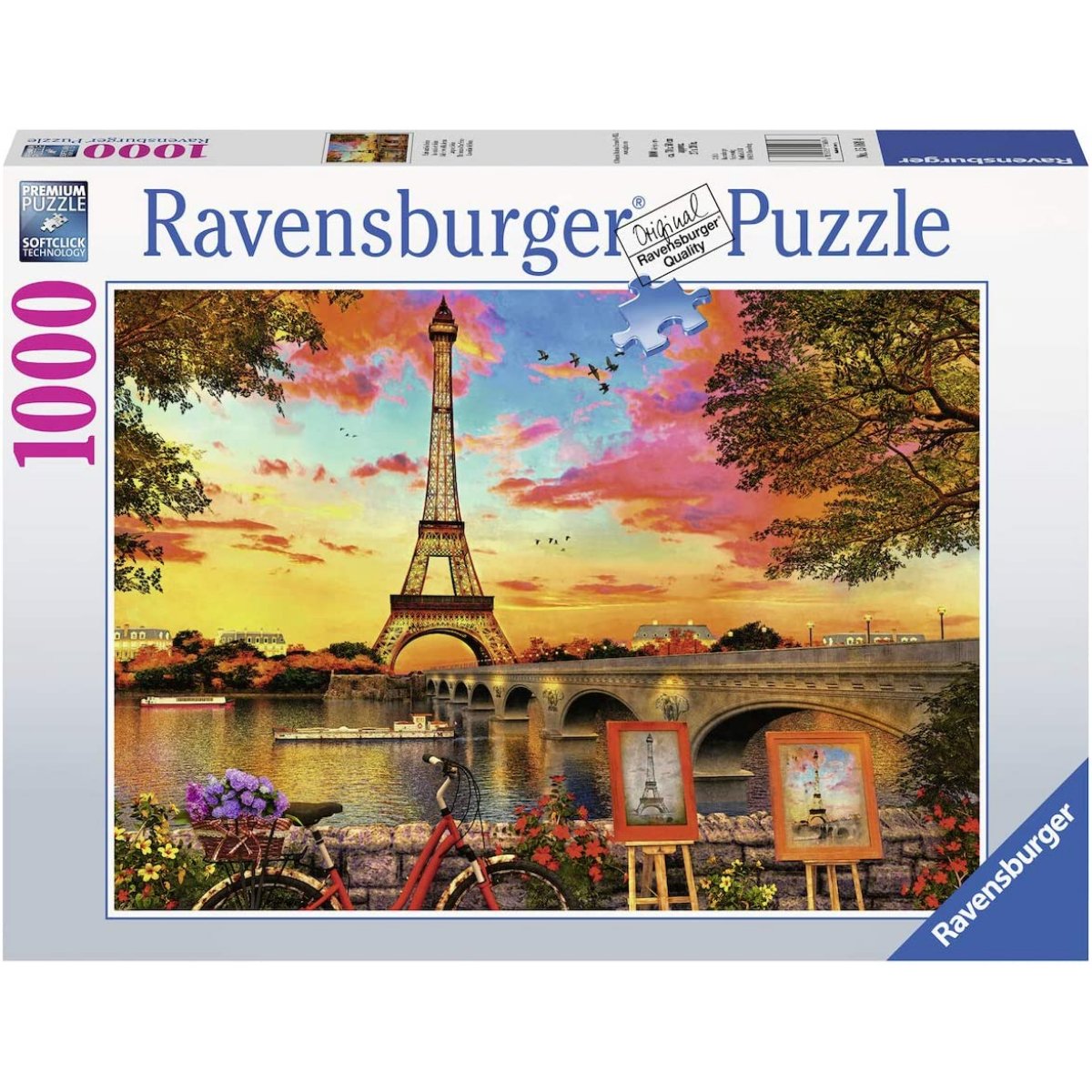 Ravensburger Banks of the Seine 1000 Piece Jigsaw Puzzle - Phillips Hobbies